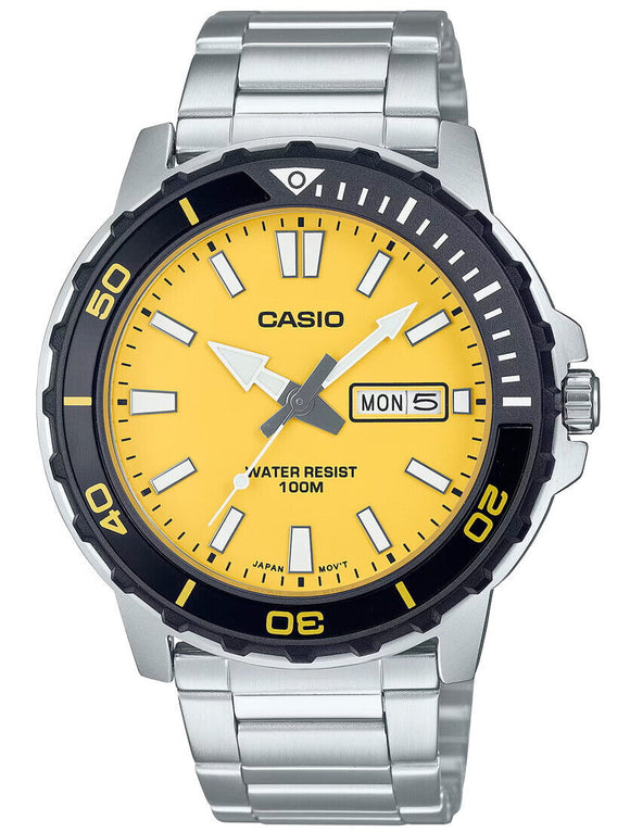 Casio Standard Analog Stainless Steel Quartz Men's Watch MTD-125D-9A