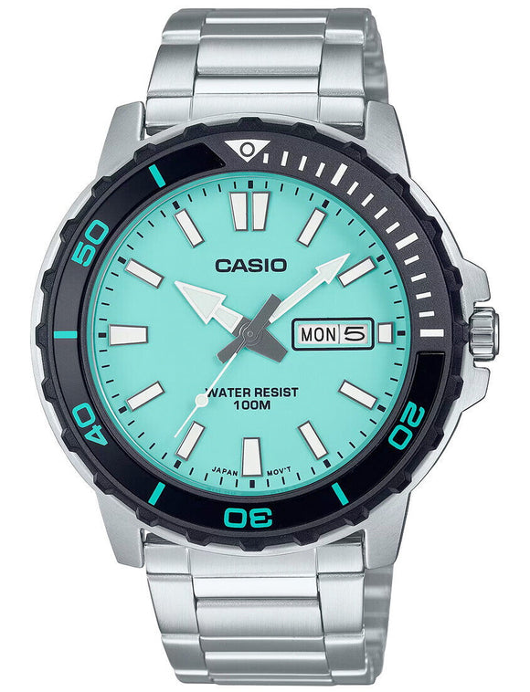 Casio Standard Analog Stainless Steel Quartz Men's Watch MTD-125D-2A2