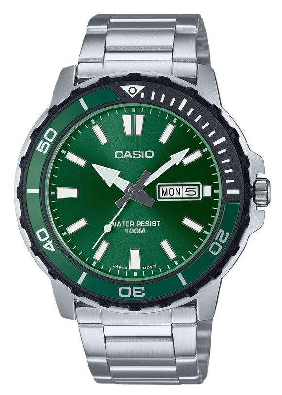 Casio Standard Analog Stainless Steel Quartz Men's Watch MTD-125D-3A
