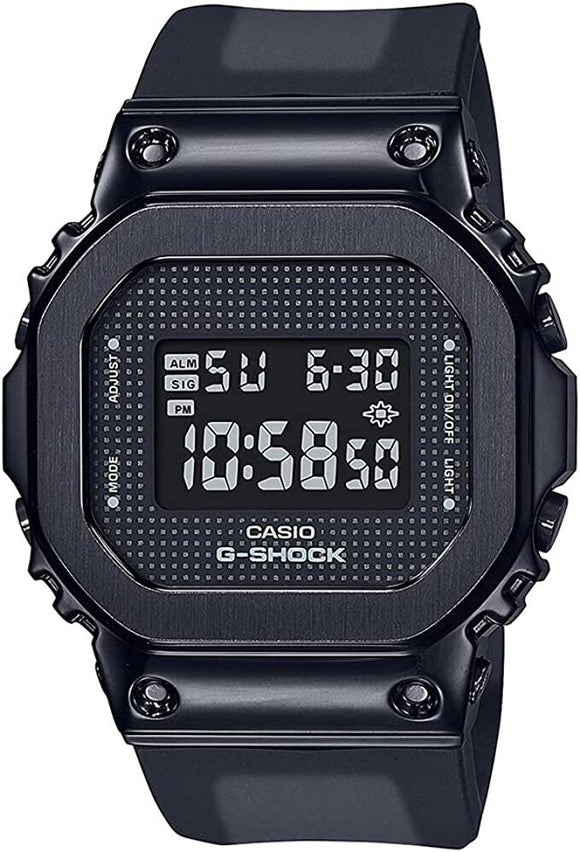 Casio G-Shock Black Ion Plated Bezel Digital Ladies Watch GM-S5600SB-1
