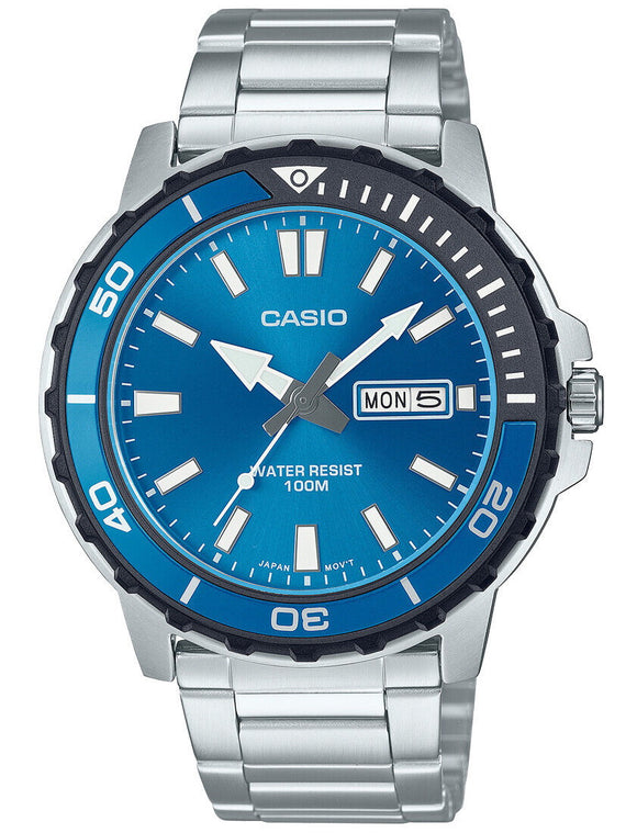 Casio Standard Analog Stainless Steel Quartz Men's Watch MTD-125D-2A1