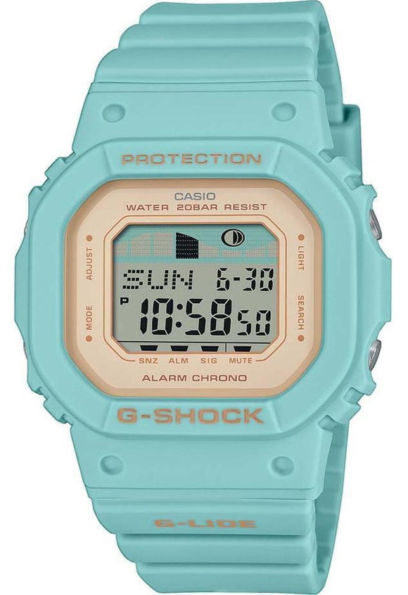 Casio G-Shock G-Lide Tide Moon Data Chrono Digital Ladies Watch GLX-S5600-3