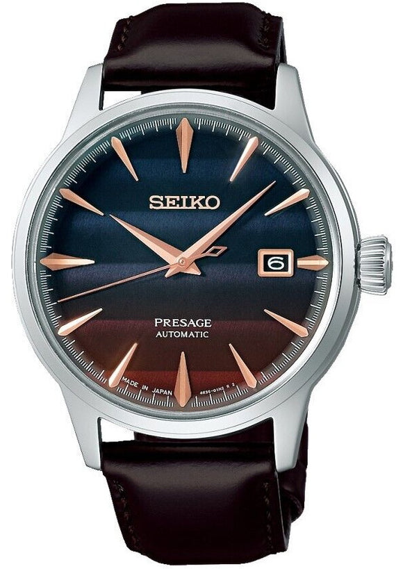Seiko Presage ‘Purple Sunset’ Cocktail Time Limited Edition Men's Watch SRPK75J1
