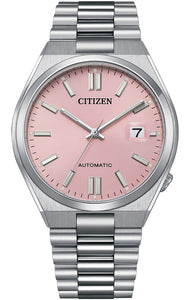 Citizen x Pantone Dreamy Pink Automatic Stainless Steel Men's Watch NJ0158-89X