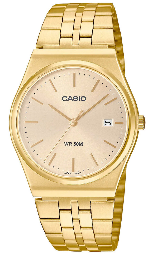 Casio Standard Vintage Style Gold Tone Men's Watch MTP-B145G-9A
