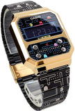 Casio Vintage x PAC-MAN Digital Black/Gold Men's Watch A100WEPC-1B