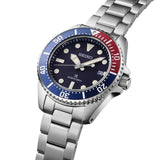 Seiko Prospex Solar Diver’s Blue Red Blue Stainless Steel Men's Watch SNE595P1