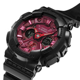 Casio G-Shock Glossy Metallic Black for Ladies Watch GMA-S120RB-1A