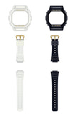Casio G-Shock Hip Hop Gold Chain Interchangeable Set Men's Watch DWE-5600HG-1