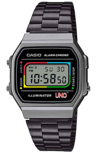 Casio Vintage x Mattel’s UNO Limited Retro Style Watch A168WEUC-1A