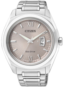 Citizen Eco-Drive Stainless Steel Men's Watch AW1100-56W
