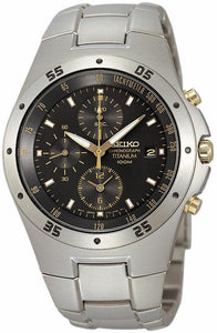 Seiko Chronograph 100m Titanium Men's Watch SND451P1
