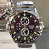 Seiko Criteria Chronograph Stainless Steel Men's Watch SNDF53P1