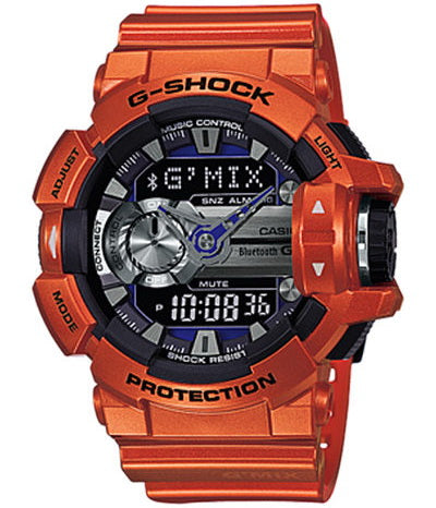 Casio G-Shock G'Mix Bluetooth Shiny Light Blue Men's Watch GBA-400