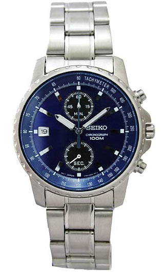 Seiko Chronograph 100m Men's Watch SNN067P1