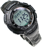 Casio Protrek Solar Triple Sensor 100m Black Titanium Men's Watch PRG-80YT-1V