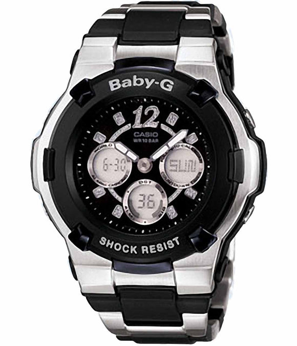 Casio Baby-G Gemmy Dial World Time Ladies Watch BGA-112C-1B