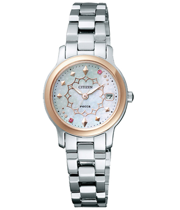 Citizen Wicca Eco Drive Stainless Steel Ladies Watch EW1450-55D