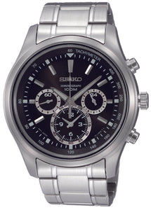 Seiko Chronograph 100m Men's Watch SRW001P1