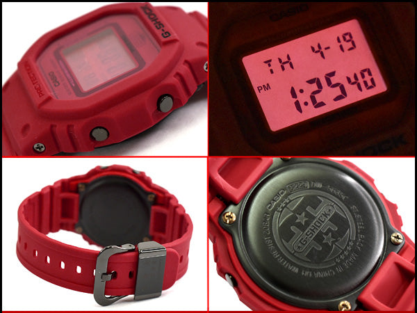 Casio G-Shock 35th Anniversary Red Out Limited Men's Watch DW-5635C-4 –  Spot On Times