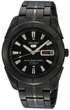 Seiko 5 Black IP 50m Automatic Men's Watch SNZF39J1