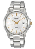 Seiko Quartz 100m Stainless Steel Men's Watch SGEF53P1