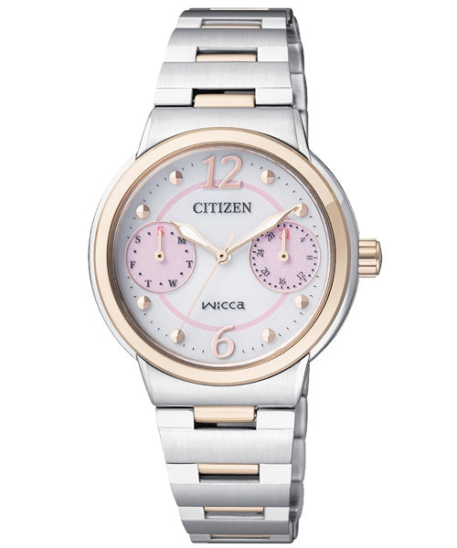 Citizen Wicca Eco-Drive Stainless Steel Ladies Watch FD1026-53W