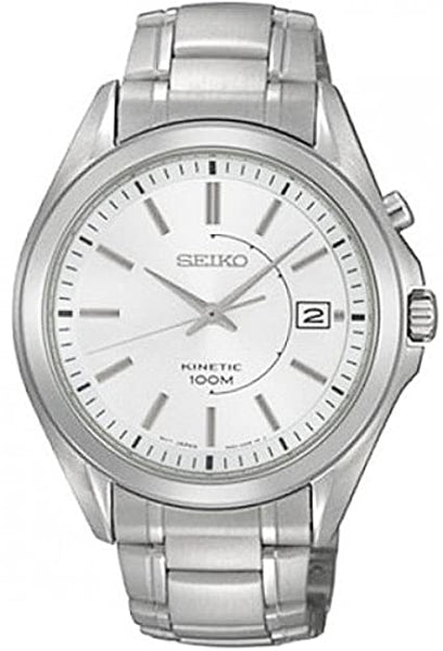 Seiko Kinetic 100m Stainless Steel Men s Watch SKA259P1 Spot