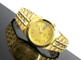 Seiko 5 Automatic 21 Jewels Gold Tone Men's Watch SNKE46J1
