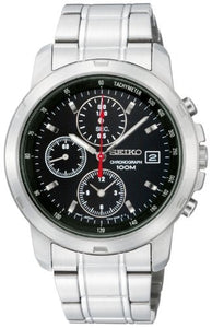 Seiko Chronograph 100m Stainless Steel Men's Watch SNDB03P1