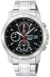 Seiko Chronograph 100m Stainless Steel Men's Watch SNDB03P1