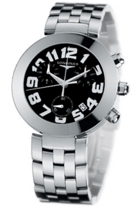 Longines Dolce Vita Chronograph Stainless Steel Ladies Watch L56774536