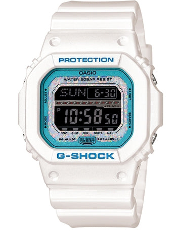 Casio G-Shock Opal Face White Square Men's Watch GLS-5600KL-7