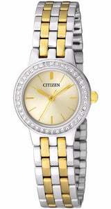 Citizen Analog Stainless Steel Quartz Ladies Watch EJ6105-58P