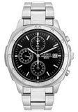 Seiko Chronograph 50m Black Dial Men's Watch SND191P1