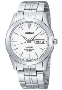 Seiko Quartz Sapphire Crystal 100m Men's Watch SGG713P1