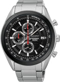 Seiko Chronograph Quartz Tachymeter Stainless Steel Men's Watch SSB201P1