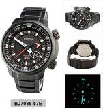 Citizen Eco-Drive Promaster GMT 200M Stainless Steel Men's Watch BJ7086-57E