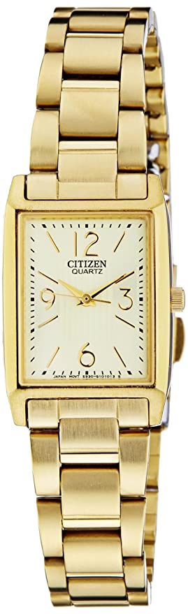 Citizen Quartz Movement Gold Tone Ladies Watch EJ6032-50P