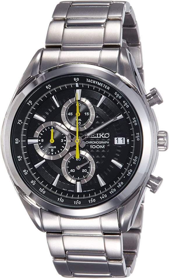 Seiko Quartz Chronograph Stainless Steel Men's Watch SSB175P1