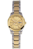 Seiko 5 Automatic 21 Jewels Two Tone Ladies Watch SYMD92K1