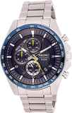 Seiko Chronograph Quartz Tachymeter Stainless Steel Men's Watch SSB321P1