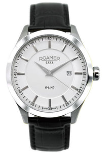 Roamer R-Line Sapphire Crystal Leather Strap Men's Watch 943856-41-25-09