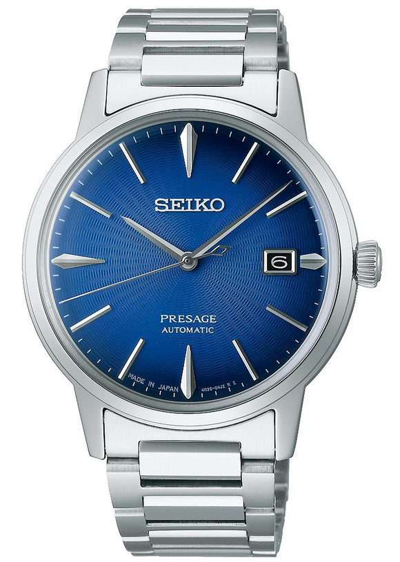 Seiko Presage Cocktail Blue Dial Automatic Men's Watch SRPJ13J1