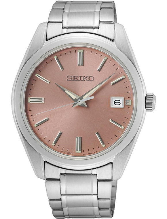 Seiko Stainless Steel Sapphire Quartz Men's Watch SUR523P1