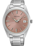 Seiko Stainless Steel Sapphire Quartz Men's Watch SUR523P1