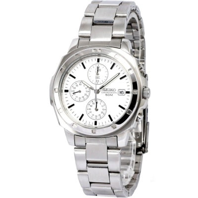 Seiko WR50m Chronograph Quartz Men's Watch SND187P1