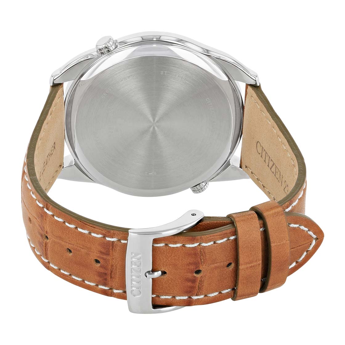 Citizen OXY Dual Time Quartz Leather Strap Men's Watch AO3030-08E