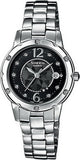Casio Sheen Stainless Steel Case Ladies Watch SHE-4021D-1A
