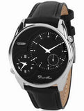 Citizen OXY Dual Time Quartz Leather Strap Men's Watch AO3007-00E